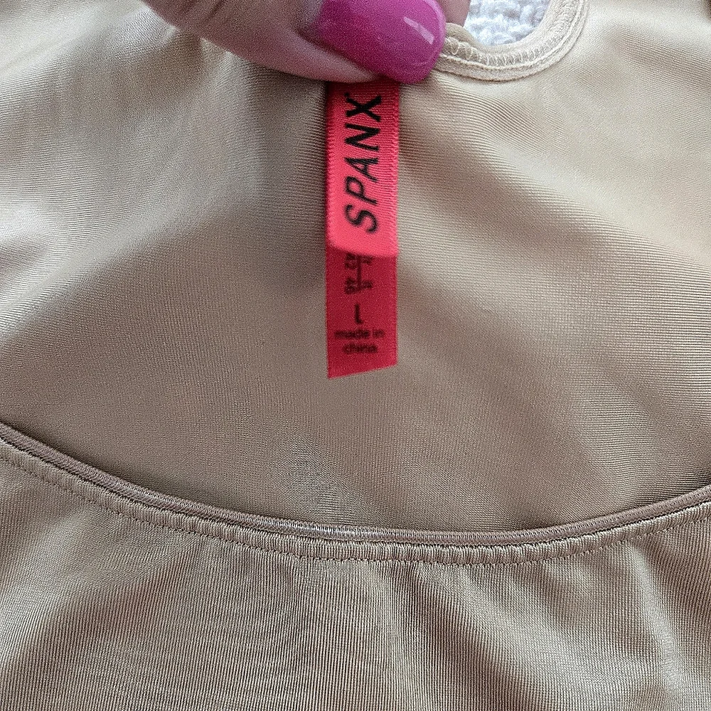 SPANX Tan / Nude Tank Top‎ - Large - Shapewear